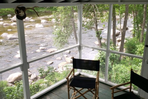 screen porch warners camp waterfront cabin rental lake placid airbnb