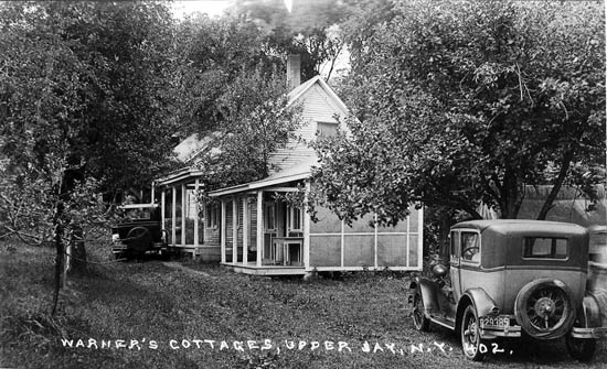 warner's camp adirondack cabin rental history cottage