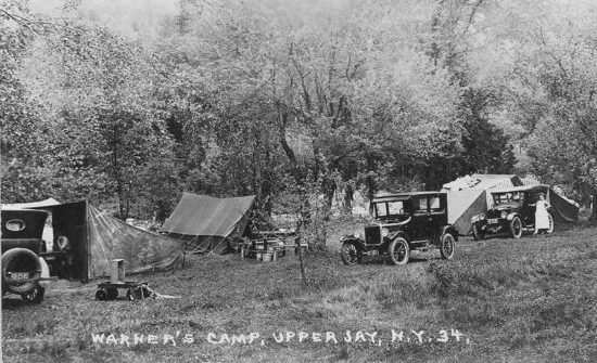 warner's camp adirondack cabin rental history