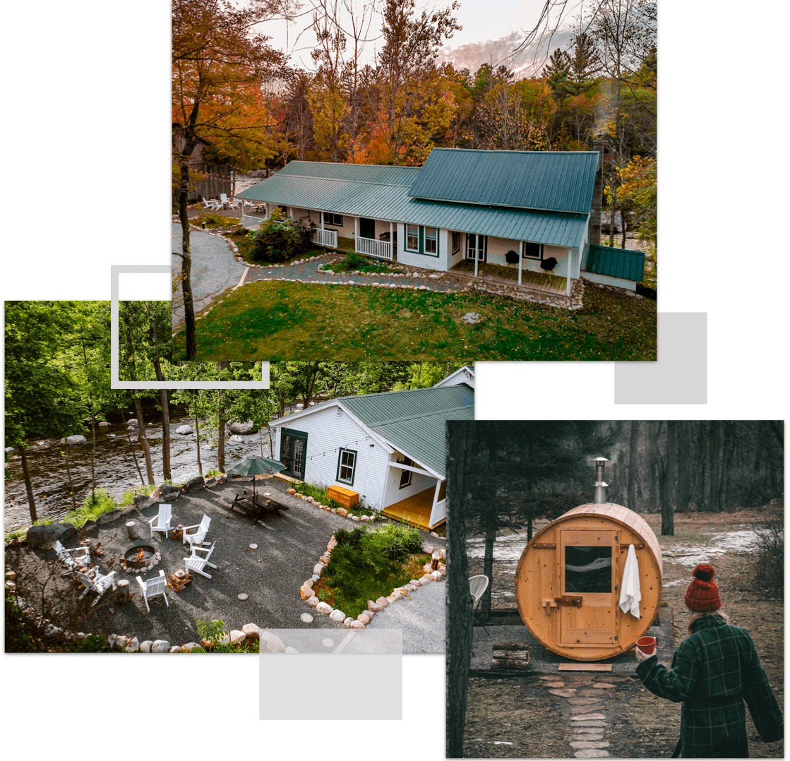 adirondack cabin rental warners camp river house airbnb