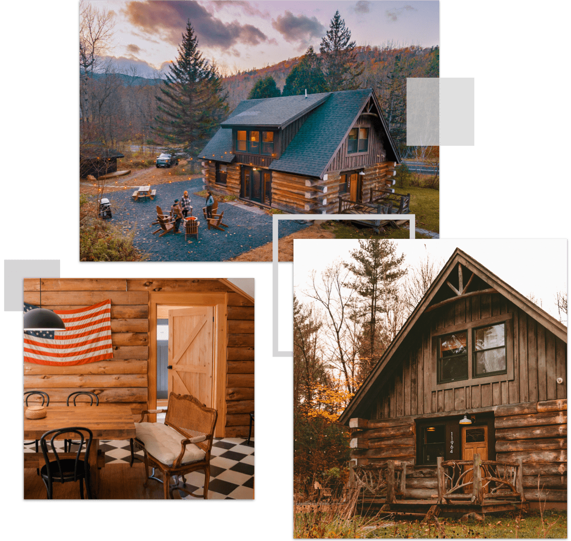 adirondack rental the log cabin at warners camp aframe